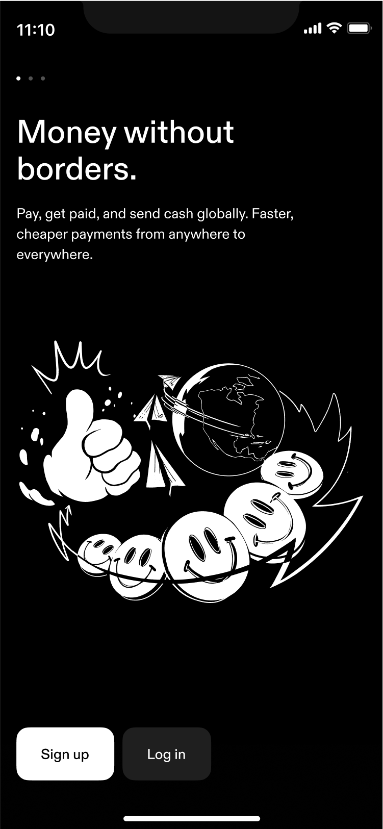 Strike app home screen